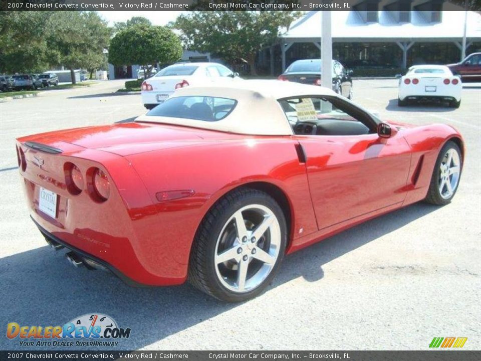 2007 Chevrolet Corvette Convertible Victory Red / Cashmere Photo #7