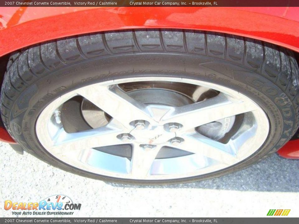 2007 Chevrolet Corvette Convertible Victory Red / Cashmere Photo #12
