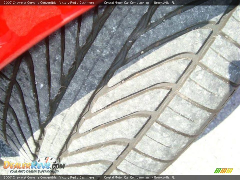 2007 Chevrolet Corvette Convertible Victory Red / Cashmere Photo #13