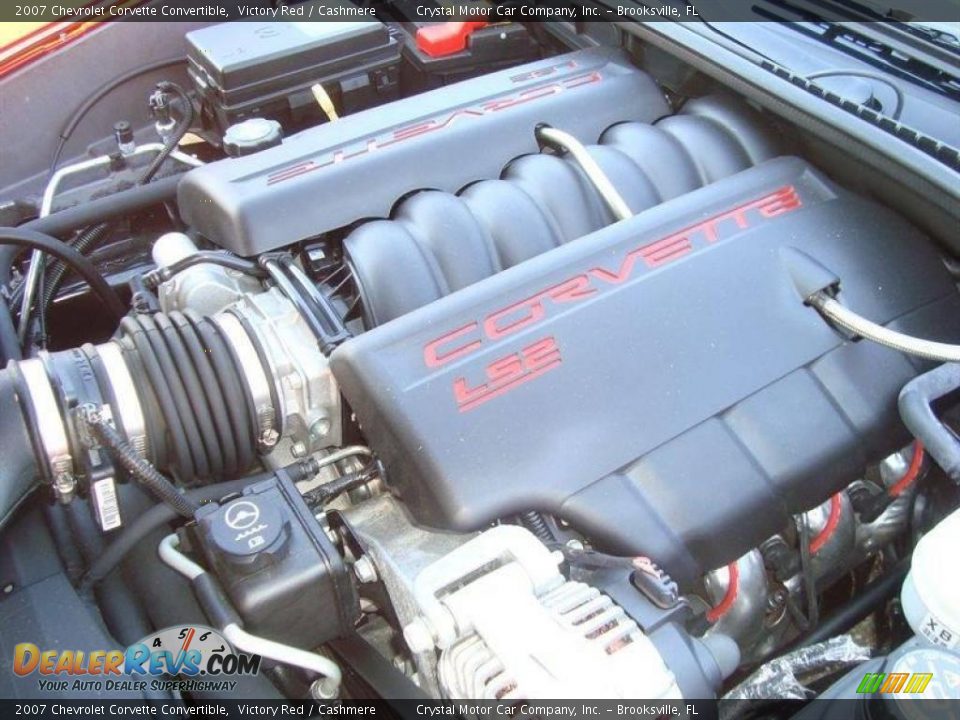 2007 Chevrolet Corvette Convertible Victory Red / Cashmere Photo #14