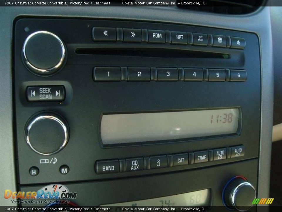 2007 Chevrolet Corvette Convertible Victory Red / Cashmere Photo #17