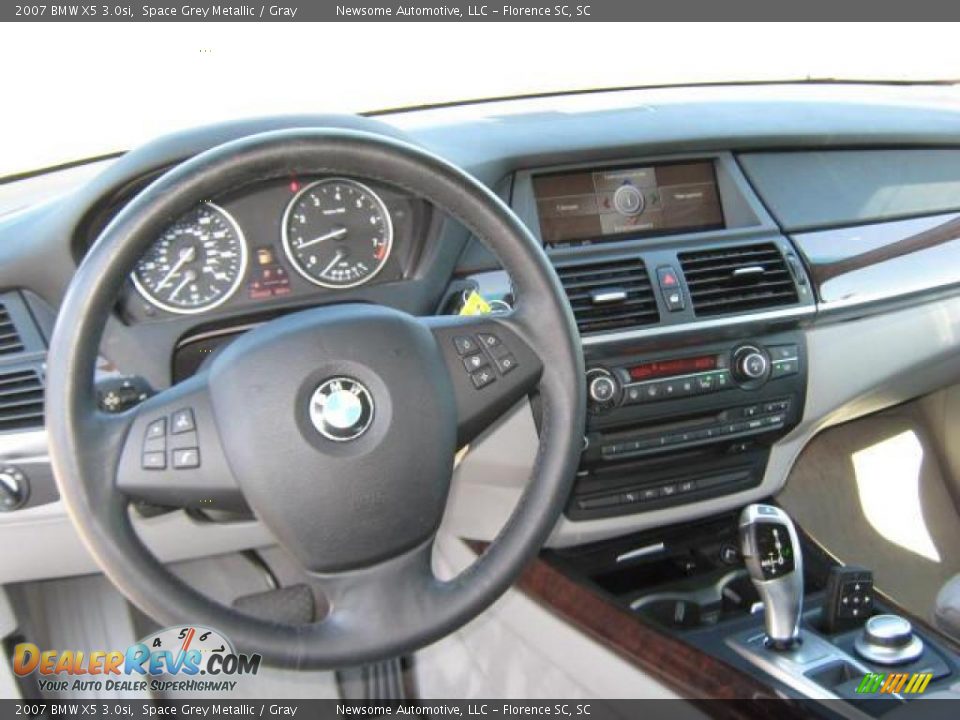 2007 BMW X5 3.0si Space Grey Metallic / Gray Photo #6