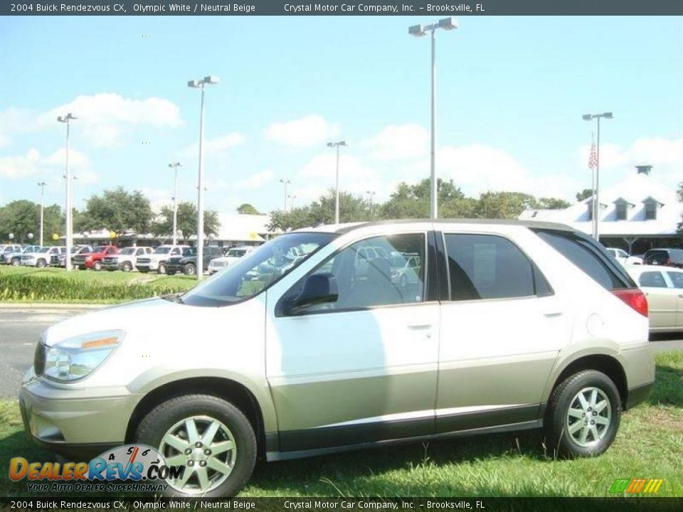 2004 Buick Rendezvous CX Olympic White / Neutral Beige Photo #2