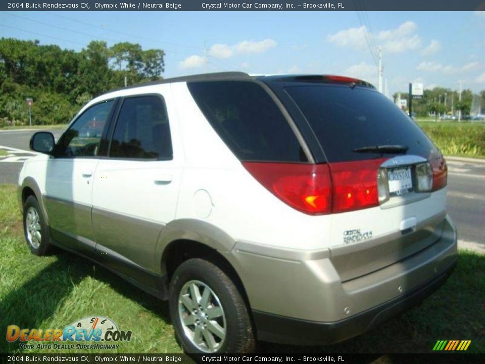 2004 Buick Rendezvous CX Olympic White / Neutral Beige Photo #3