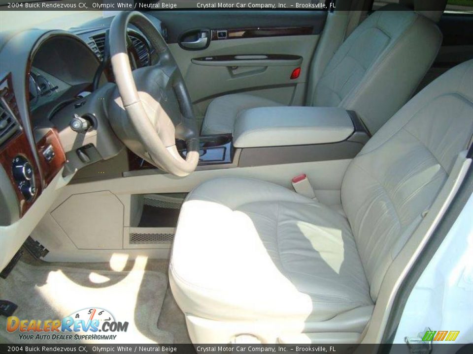2004 Buick Rendezvous CX Olympic White / Neutral Beige Photo #4