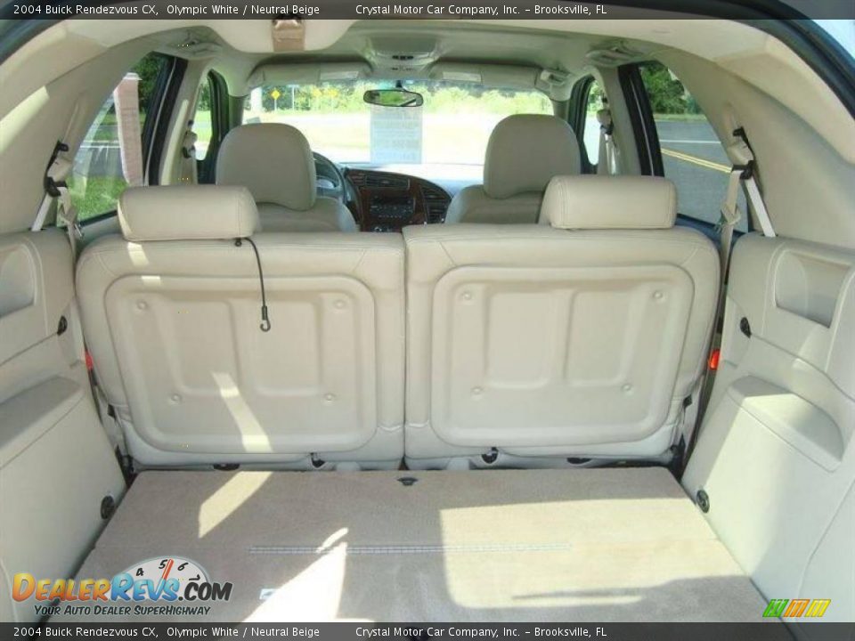 2004 Buick Rendezvous CX Olympic White / Neutral Beige Photo #7