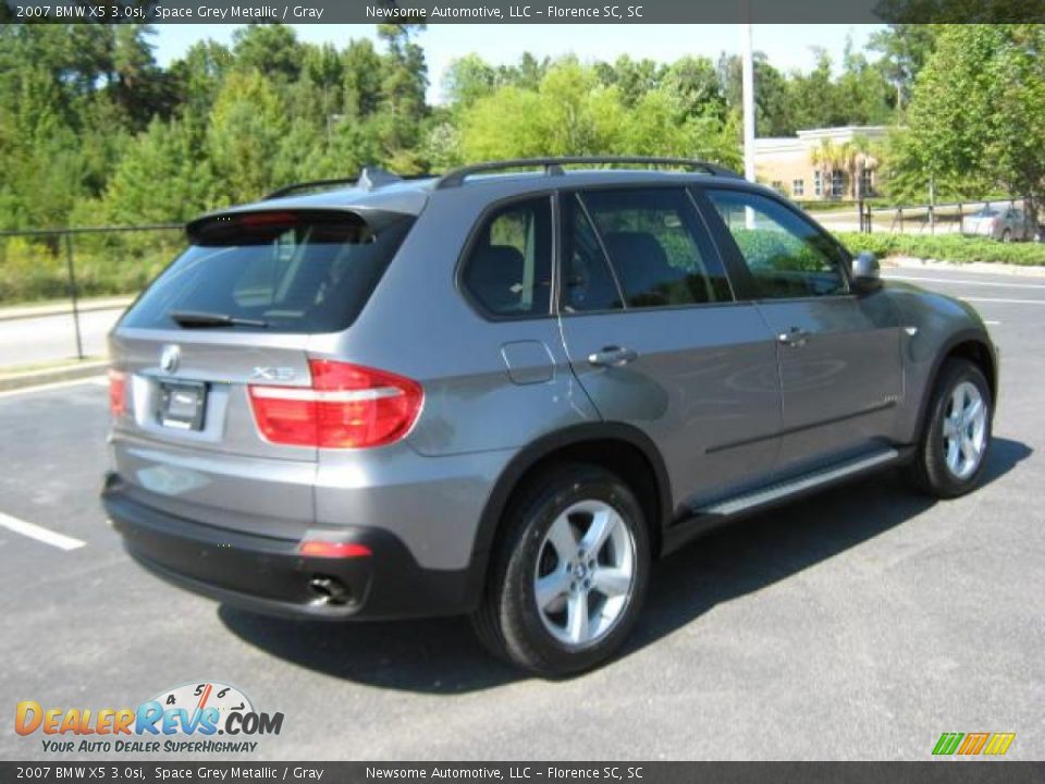 2007 BMW X5 3.0si Space Grey Metallic / Gray Photo #24