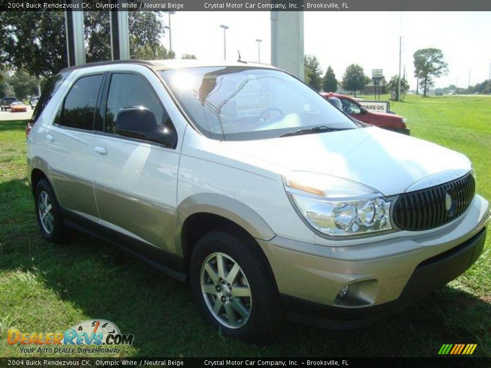 2004 Buick Rendezvous CX Olympic White / Neutral Beige Photo #11