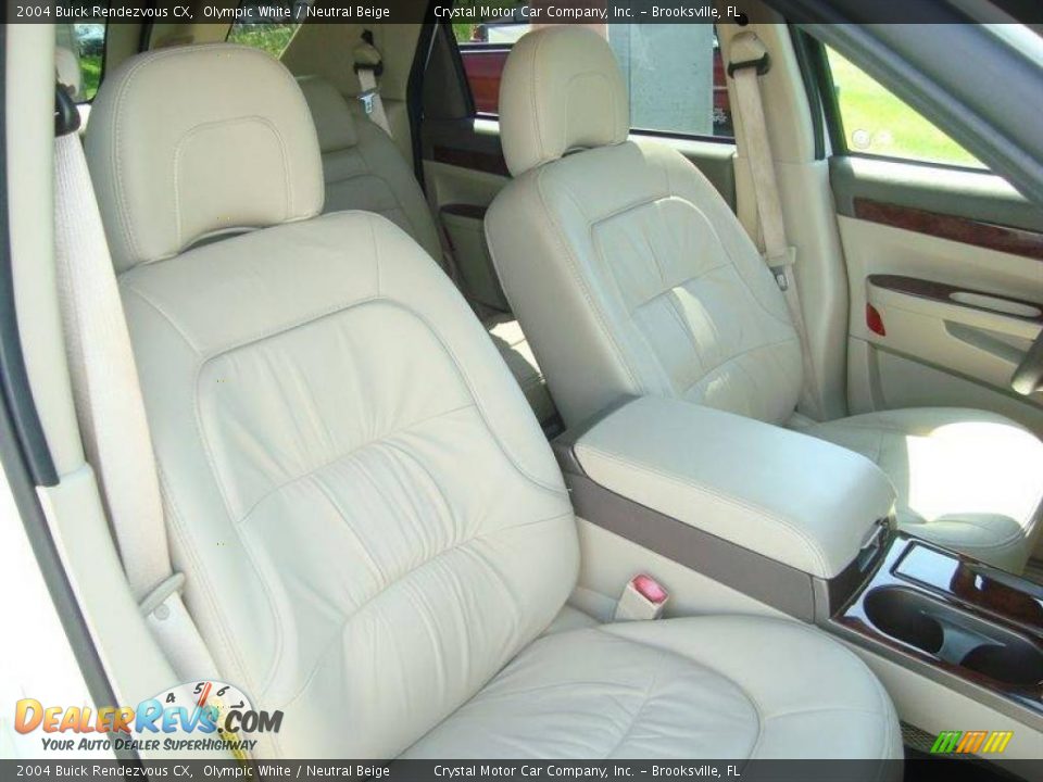 2004 Buick Rendezvous CX Olympic White / Neutral Beige Photo #12