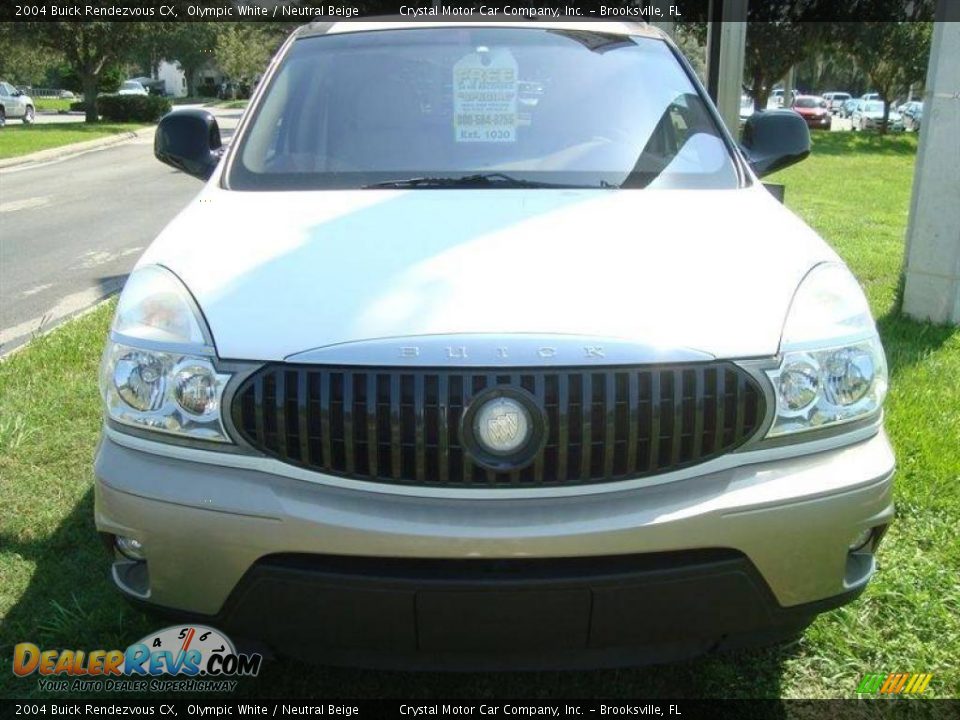 2004 Buick Rendezvous CX Olympic White / Neutral Beige Photo #13