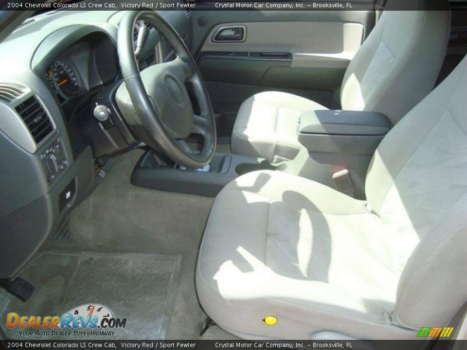 2004 Chevrolet Colorado LS Crew Cab Victory Red / Sport Pewter Photo #4