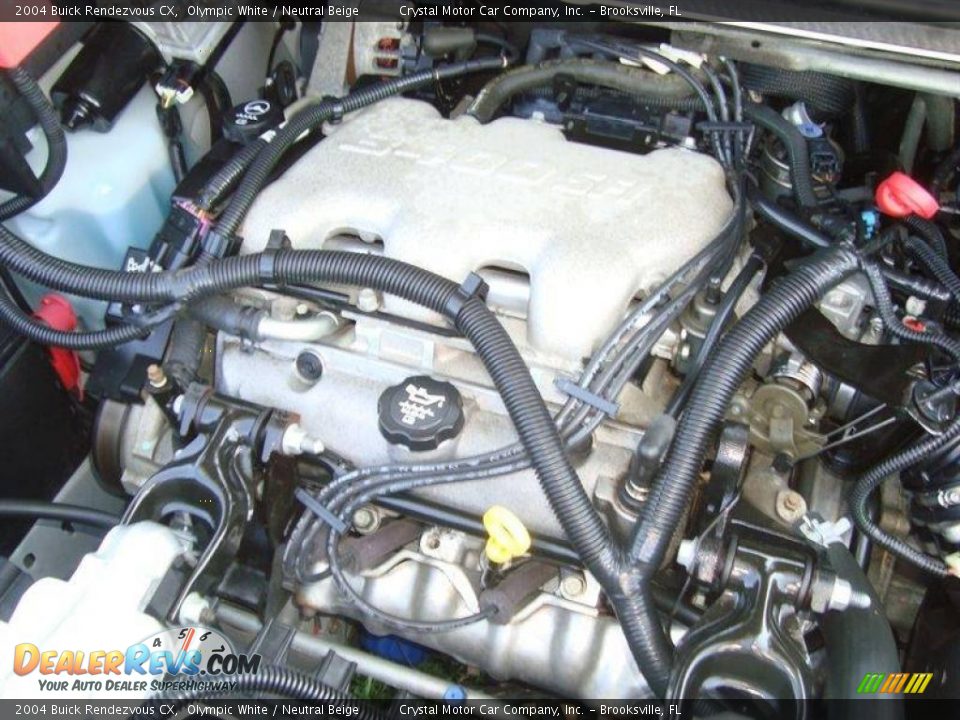 2004 Buick Rendezvous CX Olympic White / Neutral Beige Photo #16