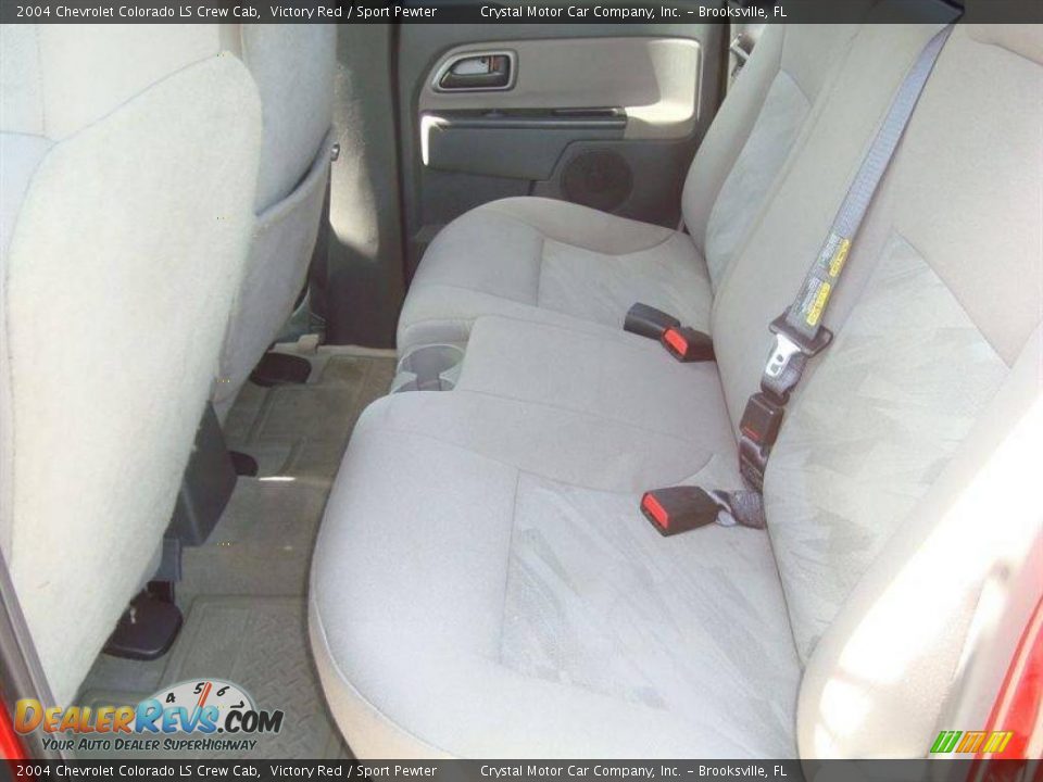 2004 Chevrolet Colorado LS Crew Cab Victory Red / Sport Pewter Photo #5