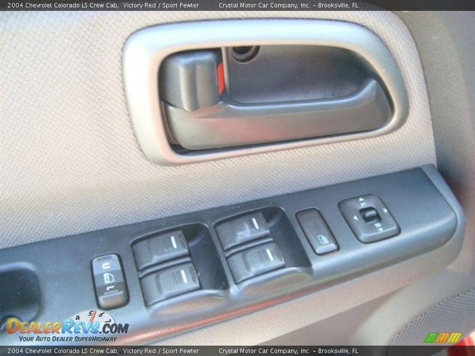 2004 Chevrolet Colorado LS Crew Cab Victory Red / Sport Pewter Photo #16