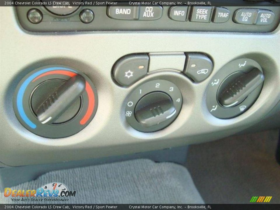 2004 Chevrolet Colorado LS Crew Cab Victory Red / Sport Pewter Photo #19
