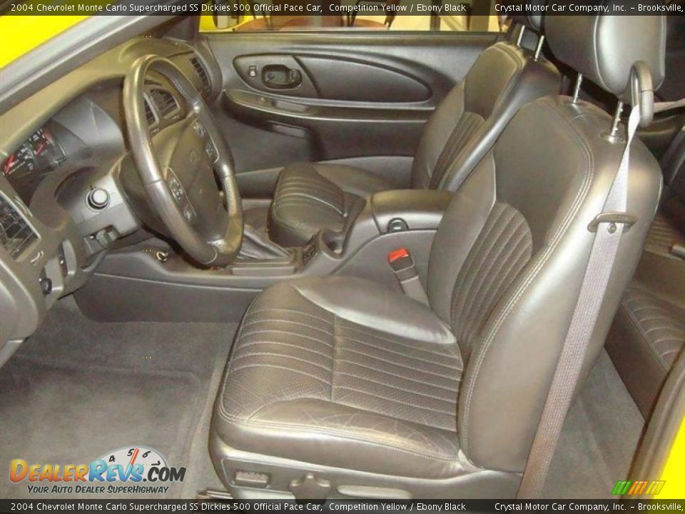 2004 Chevrolet Monte Carlo Supercharged SS Dickies 500 Official Pace Car Competition Yellow / Ebony Black Photo #5