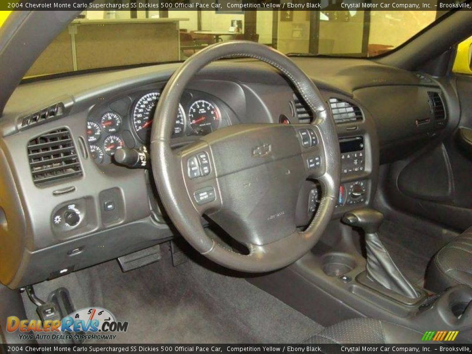 2004 Chevrolet Monte Carlo Supercharged SS Dickies 500 Official Pace Car Competition Yellow / Ebony Black Photo #7