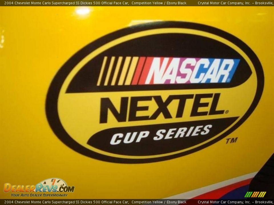2004 Chevrolet Monte Carlo Supercharged SS Dickies 500 Official Pace Car Competition Yellow / Ebony Black Photo #12