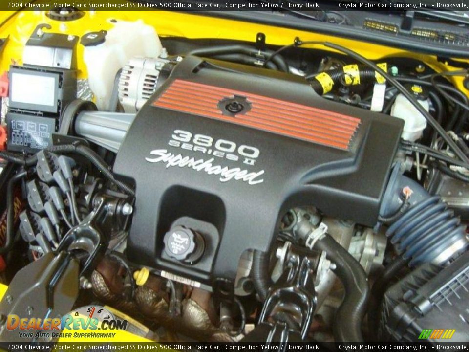 2004 Chevrolet Monte Carlo Supercharged SS Dickies 500 Official Pace Car Competition Yellow / Ebony Black Photo #17
