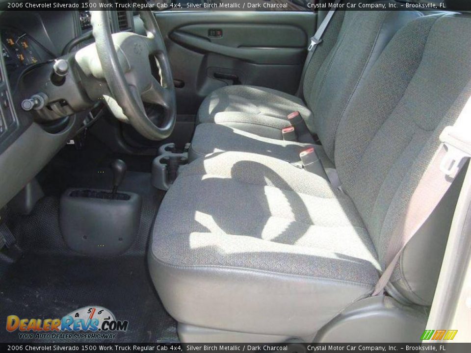 2006 Chevrolet Silverado 1500 Work Truck Regular Cab 4x4 Silver Birch Metallic / Dark Charcoal Photo #4