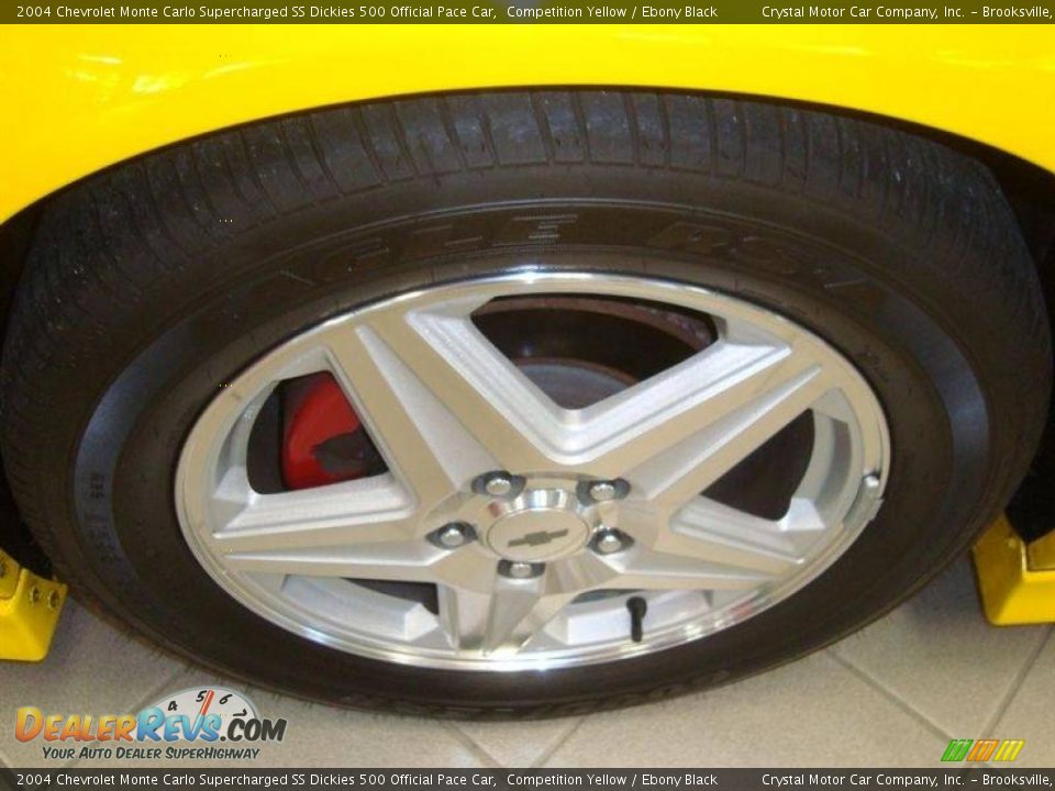 2004 Chevrolet Monte Carlo Supercharged SS Dickies 500 Official Pace Car Competition Yellow / Ebony Black Photo #18