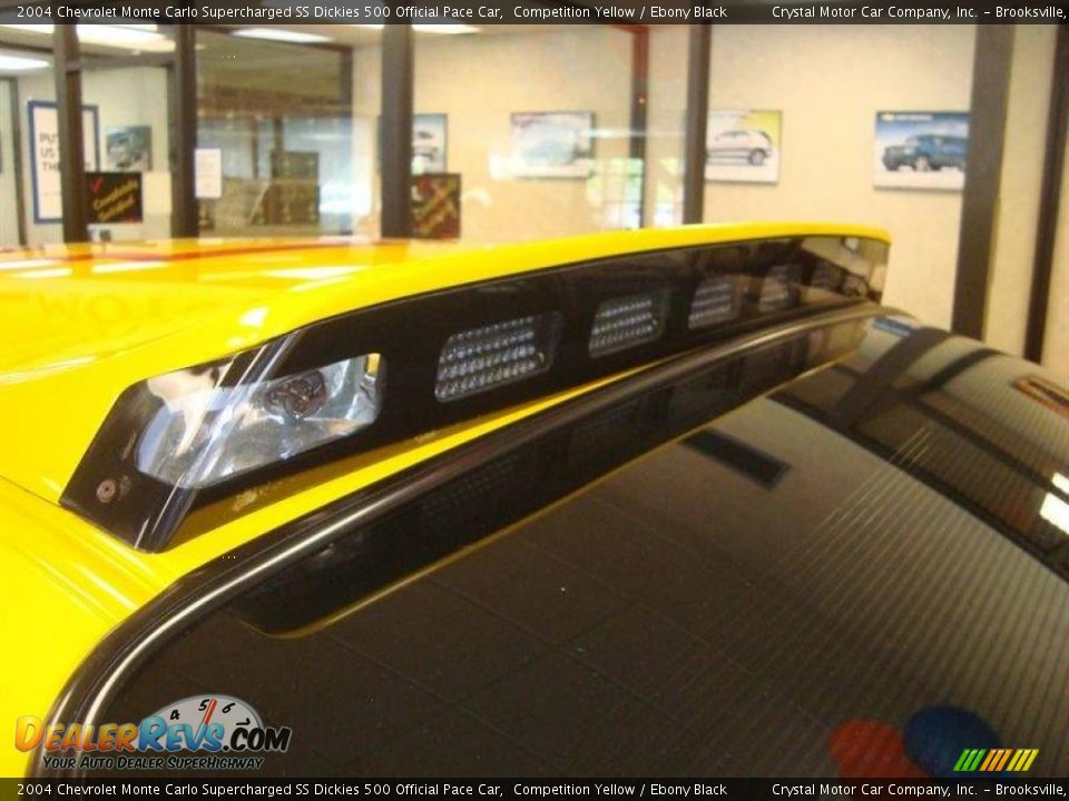2004 Chevrolet Monte Carlo Supercharged SS Dickies 500 Official Pace Car Competition Yellow / Ebony Black Photo #19