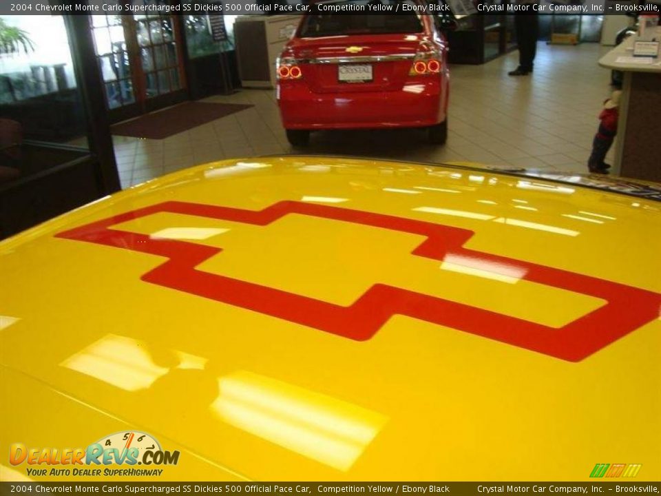 2004 Chevrolet Monte Carlo Supercharged SS Dickies 500 Official Pace Car Competition Yellow / Ebony Black Photo #20