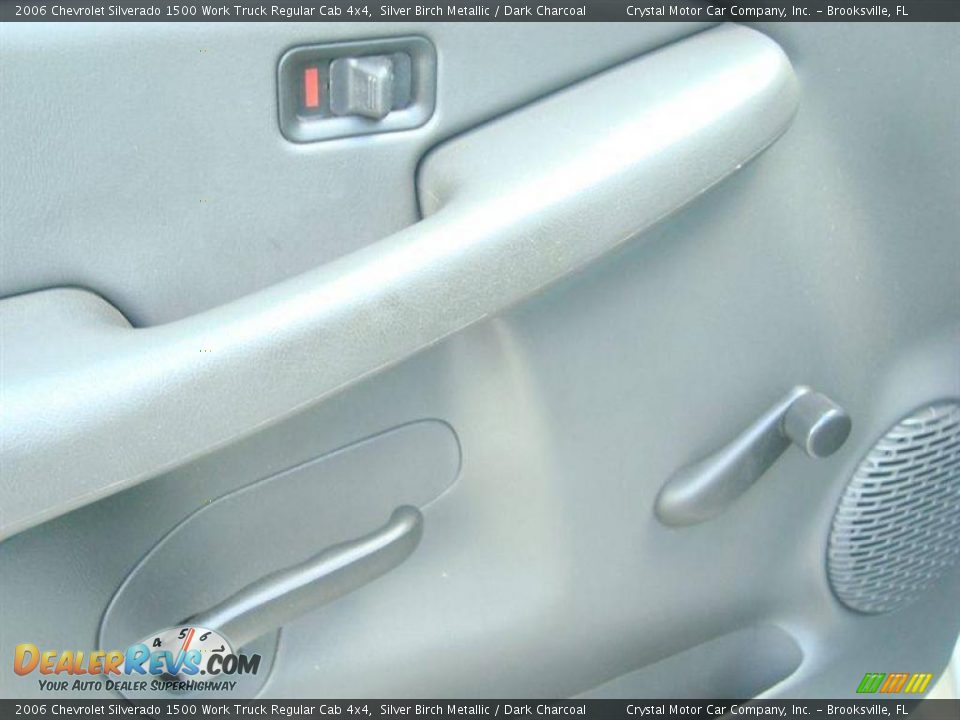 2006 Chevrolet Silverado 1500 Work Truck Regular Cab 4x4 Silver Birch Metallic / Dark Charcoal Photo #15