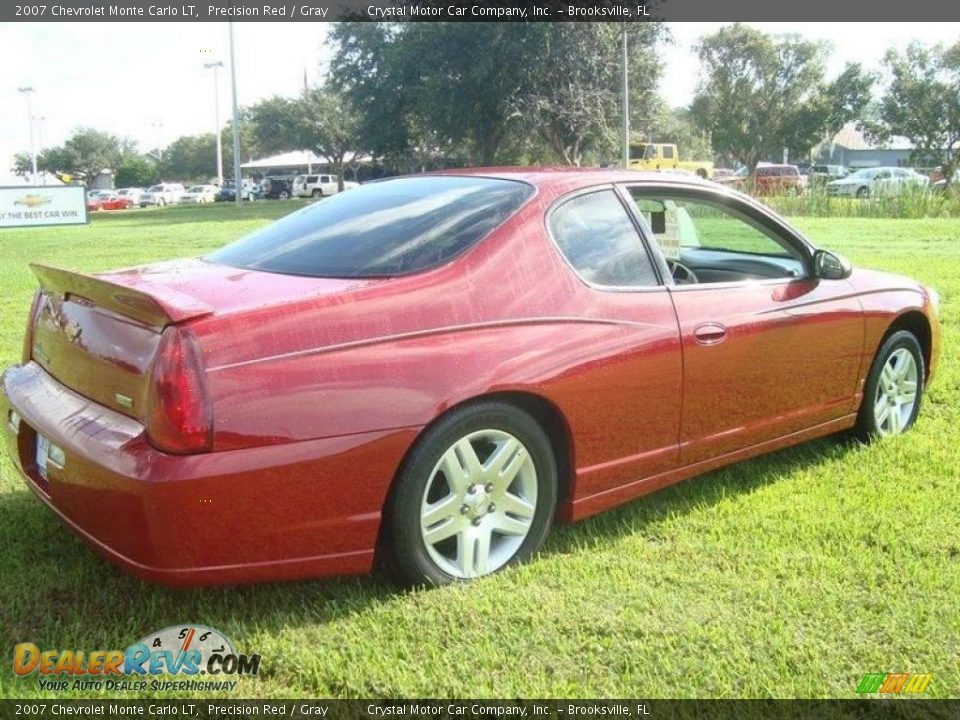2007 Chevrolet Monte Carlo LT Precision Red / Gray Photo #8