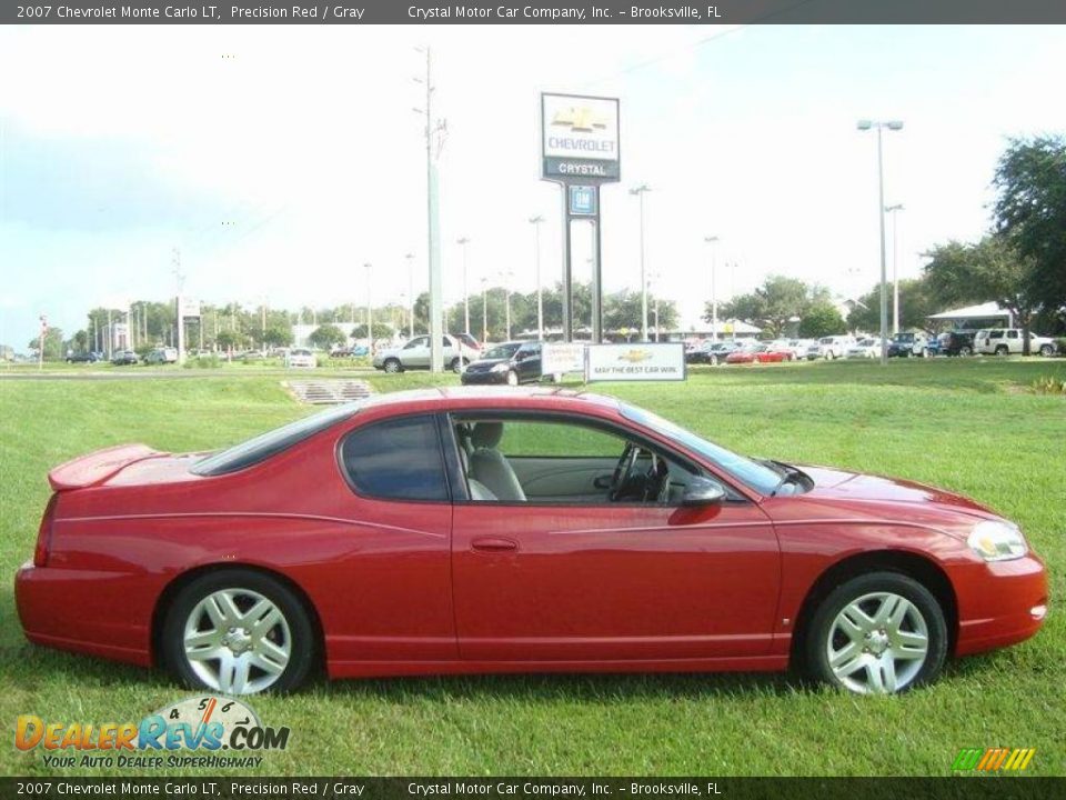 2007 Chevrolet Monte Carlo LT Precision Red / Gray Photo #9