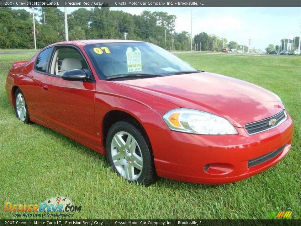 2007 Chevrolet Monte Carlo LT Precision Red / Gray Photo #10