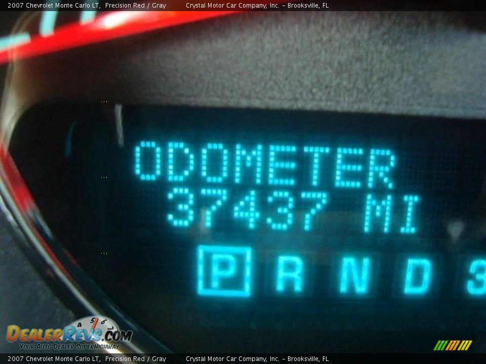 2007 Chevrolet Monte Carlo LT Precision Red / Gray Photo #17