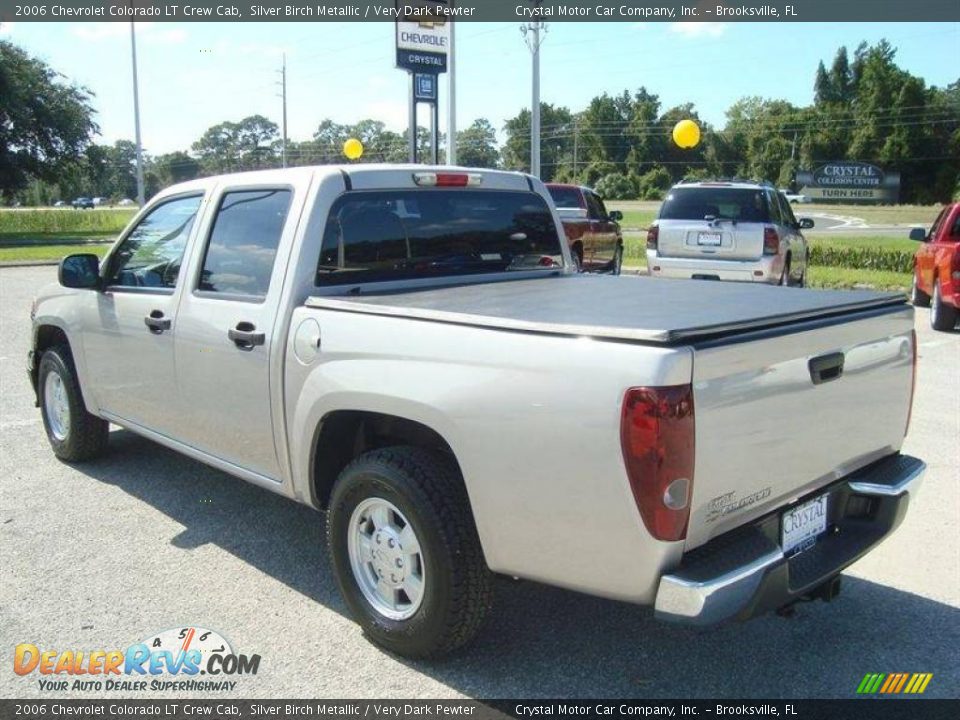 2006 Chevrolet Colorado LT Crew Cab Silver Birch Metallic / Very Dark Pewter Photo #3