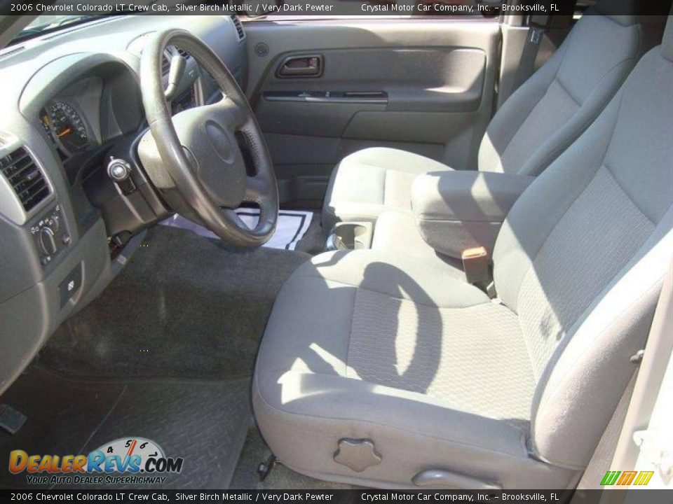 2006 Chevrolet Colorado LT Crew Cab Silver Birch Metallic / Very Dark Pewter Photo #4