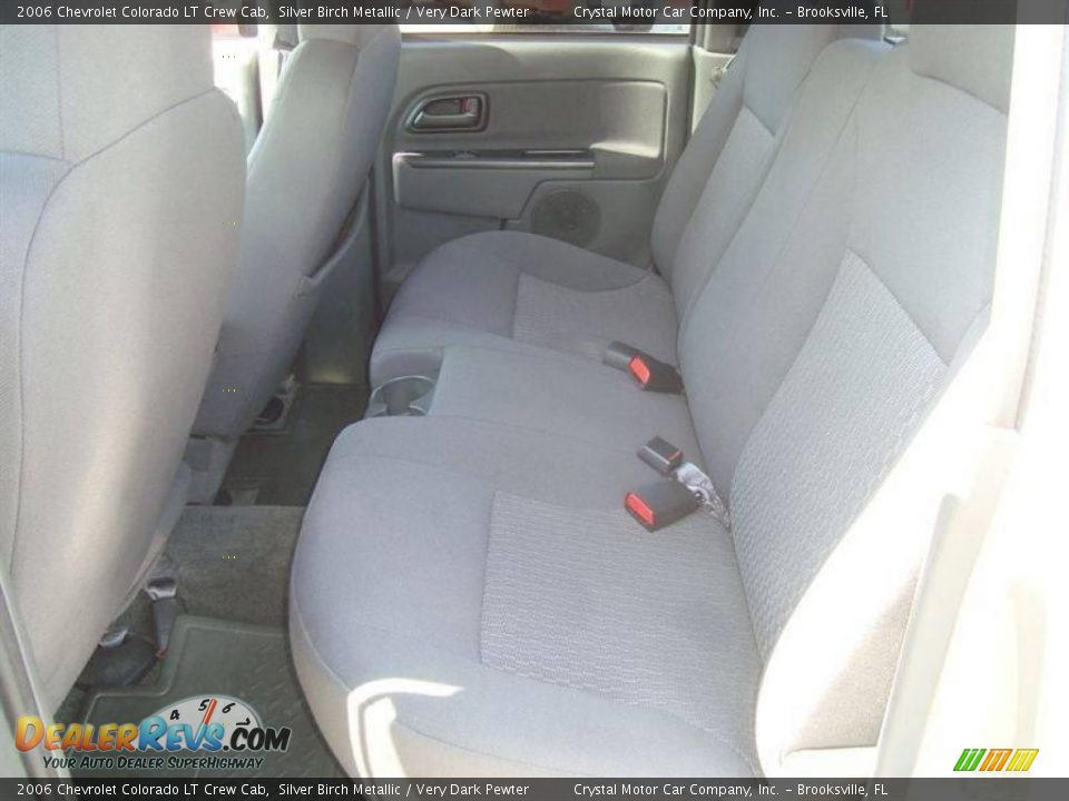 2006 Chevrolet Colorado LT Crew Cab Silver Birch Metallic / Very Dark Pewter Photo #5