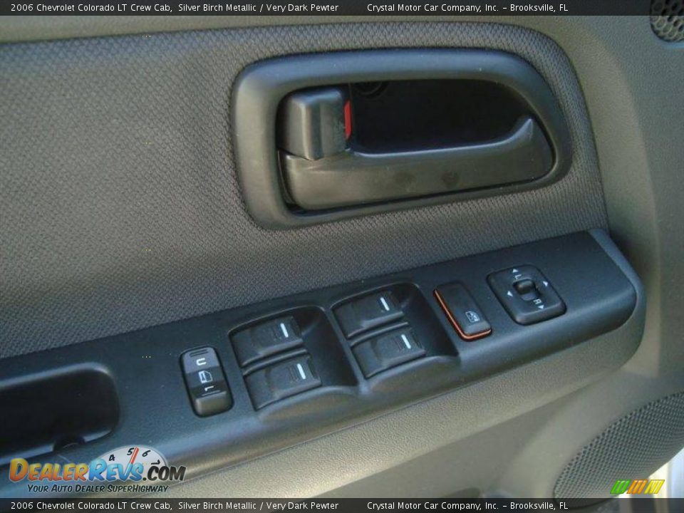 2006 Chevrolet Colorado LT Crew Cab Silver Birch Metallic / Very Dark Pewter Photo #16