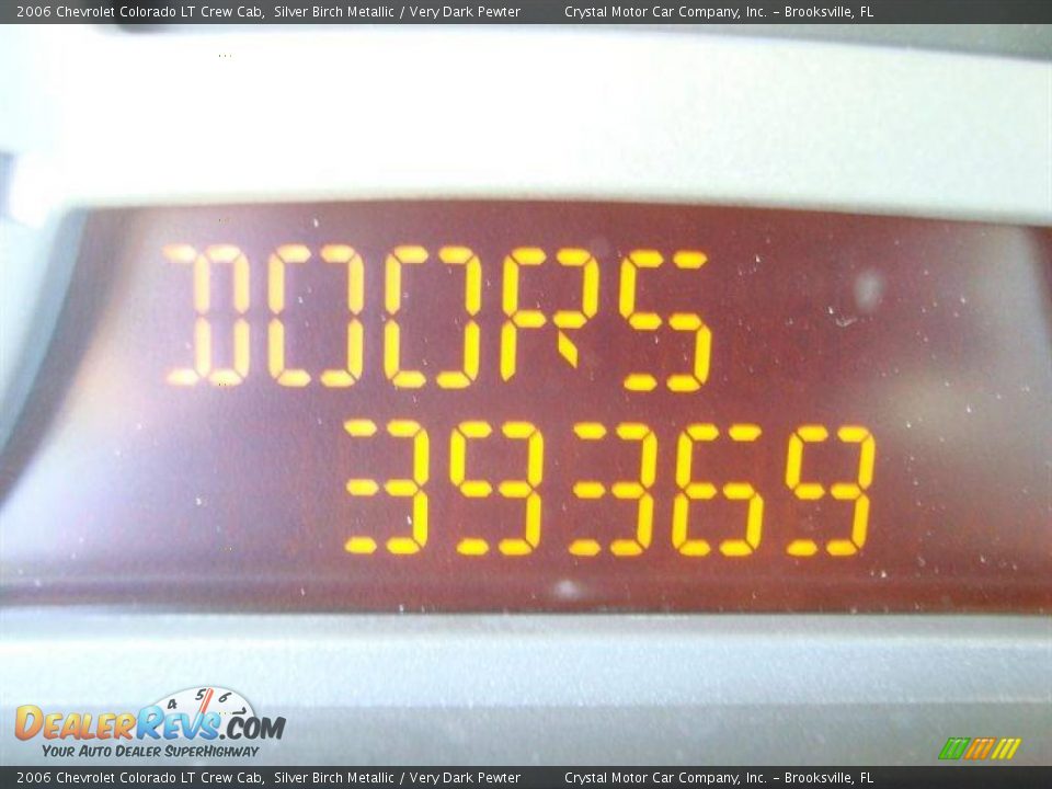2006 Chevrolet Colorado LT Crew Cab Silver Birch Metallic / Very Dark Pewter Photo #17