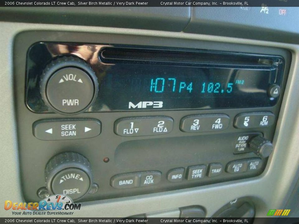 2006 Chevrolet Colorado LT Crew Cab Silver Birch Metallic / Very Dark Pewter Photo #18