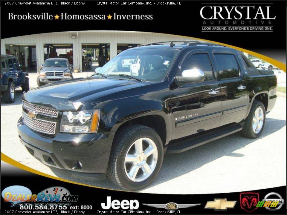 2007 Chevrolet Avalanche LTZ Black / Ebony Photo #1