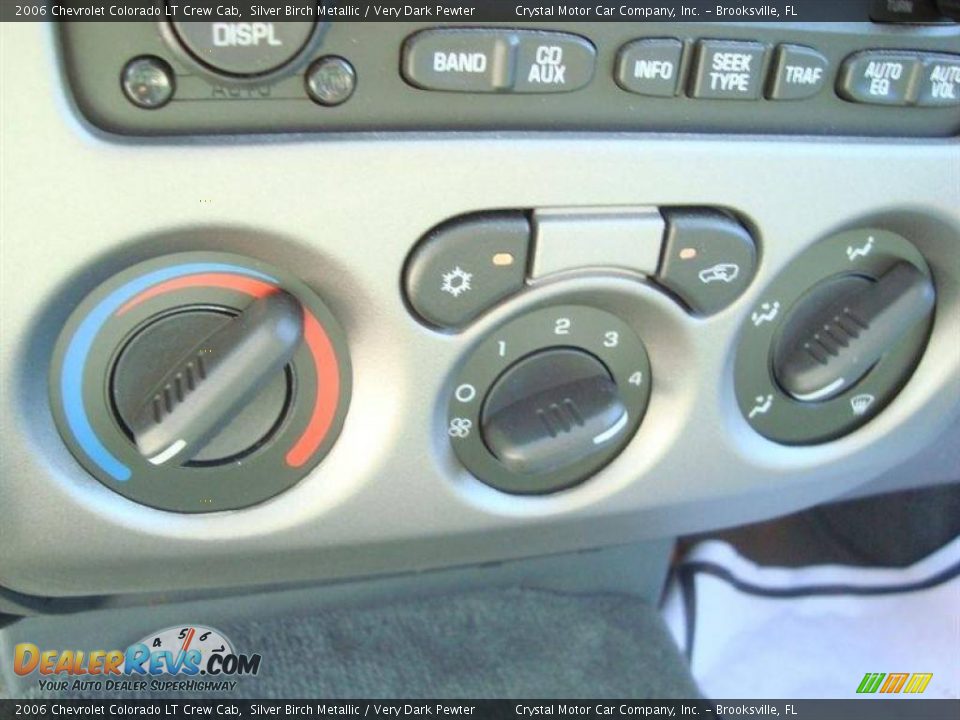 2006 Chevrolet Colorado LT Crew Cab Silver Birch Metallic / Very Dark Pewter Photo #19