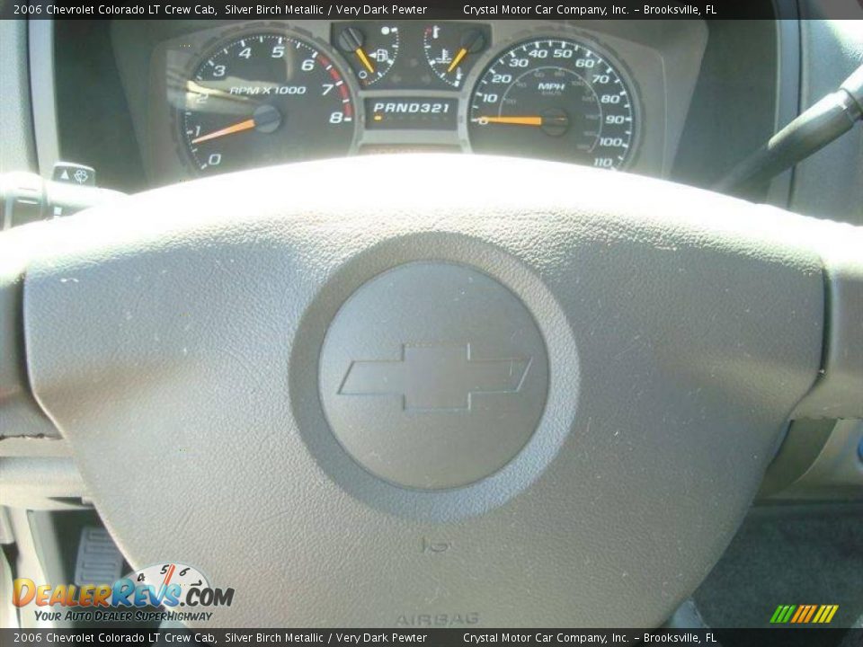 2006 Chevrolet Colorado LT Crew Cab Silver Birch Metallic / Very Dark Pewter Photo #20