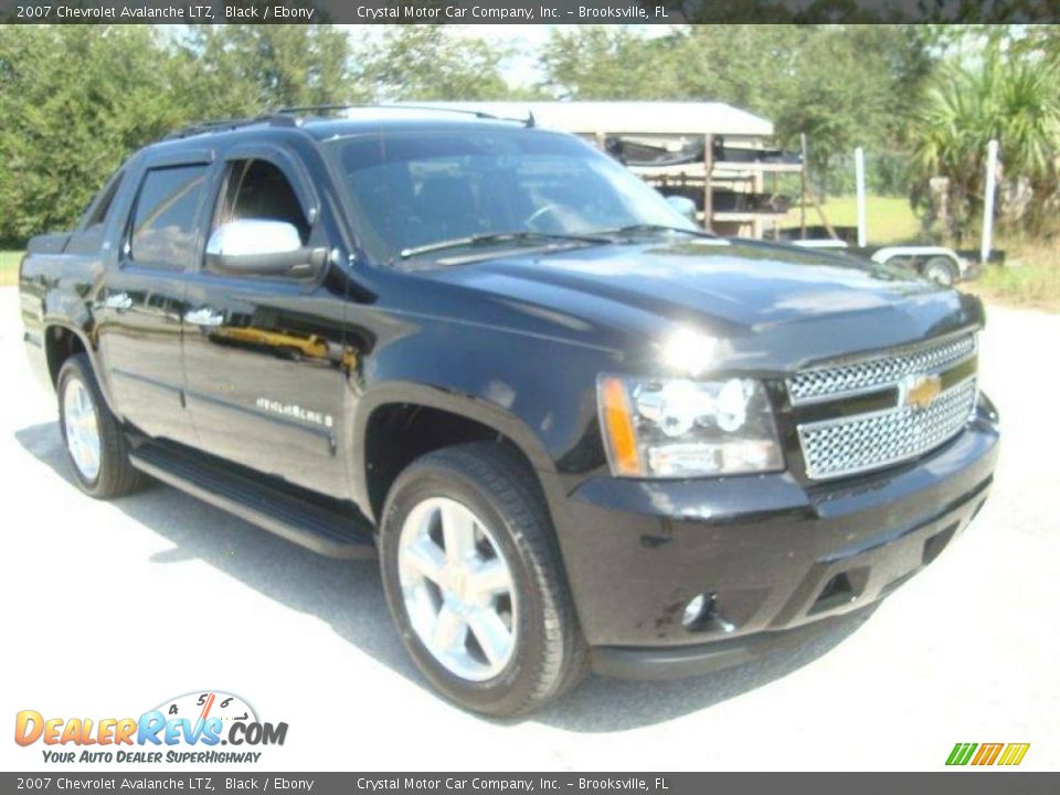 2007 Chevrolet Avalanche LTZ Black / Ebony Photo #10