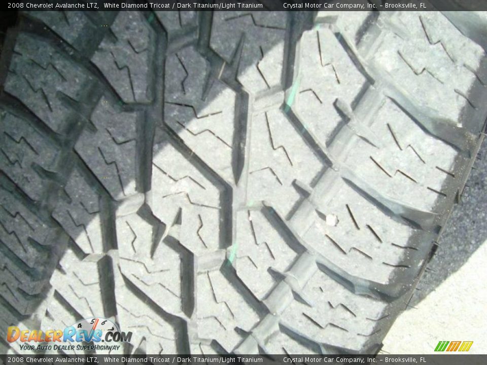 2008 Chevrolet Avalanche LTZ White Diamond Tricoat / Dark Titanium/Light Titanium Photo #14