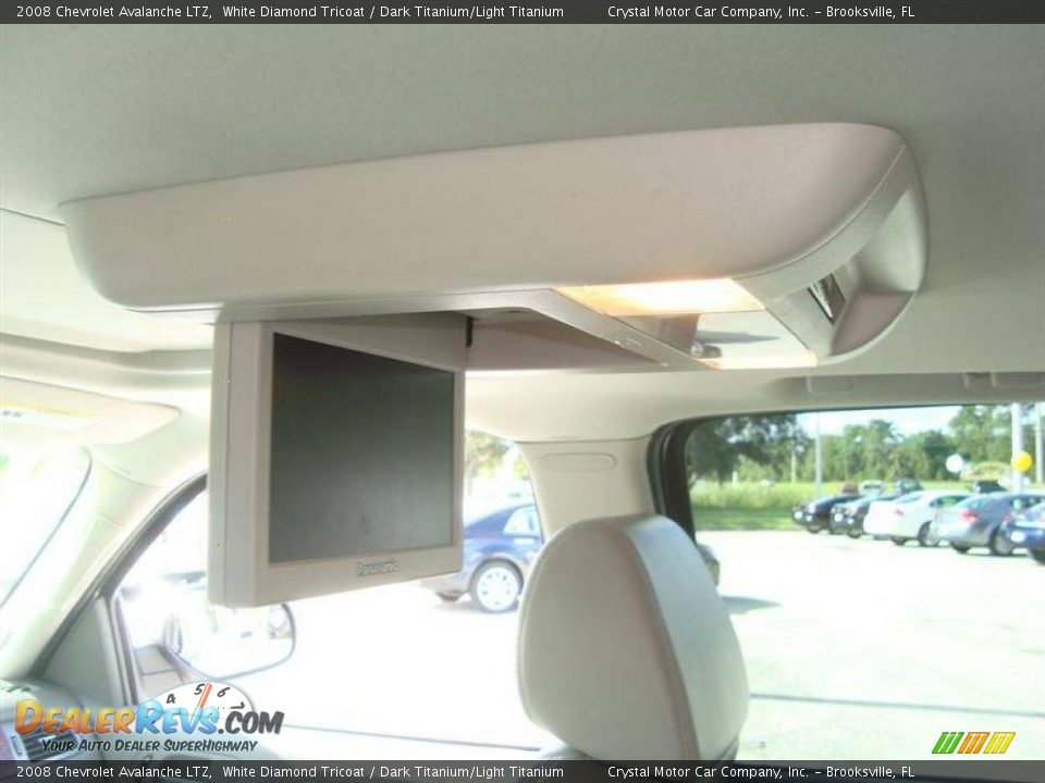 2008 Chevrolet Avalanche LTZ White Diamond Tricoat / Dark Titanium/Light Titanium Photo #21