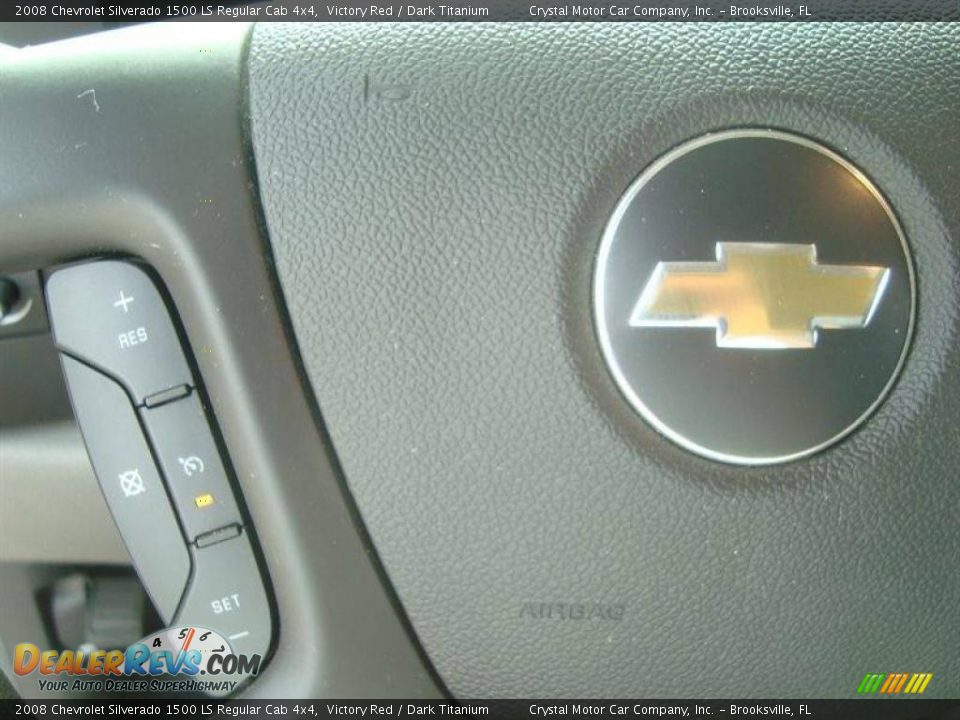 2008 Chevrolet Silverado 1500 LS Regular Cab 4x4 Victory Red / Dark Titanium Photo #19