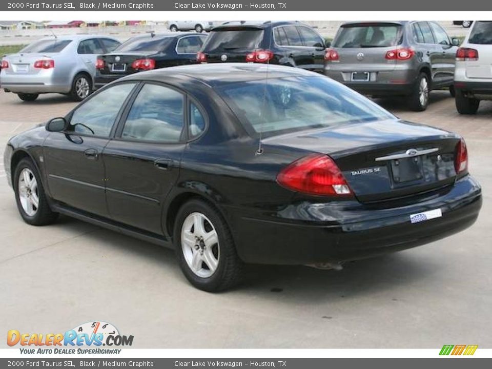 2000 Ford Taurus SEL Black / Medium Graphite Photo #2