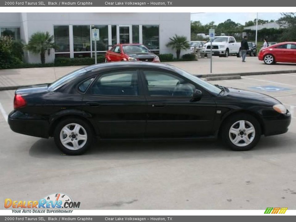 2000 Ford Taurus SEL Black / Medium Graphite Photo #4
