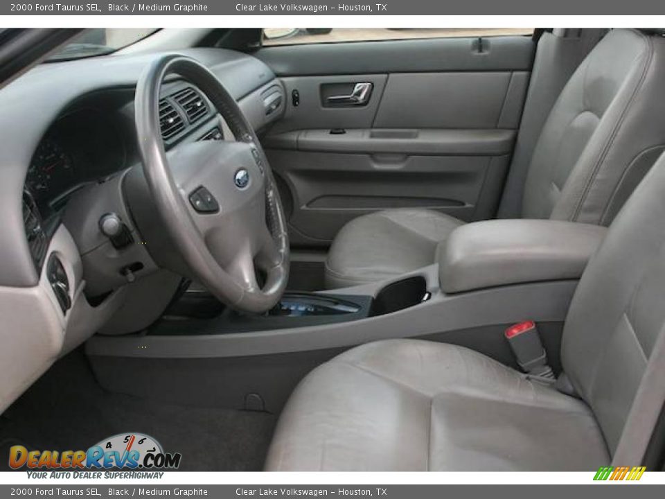 2000 Ford Taurus SEL Black / Medium Graphite Photo #5