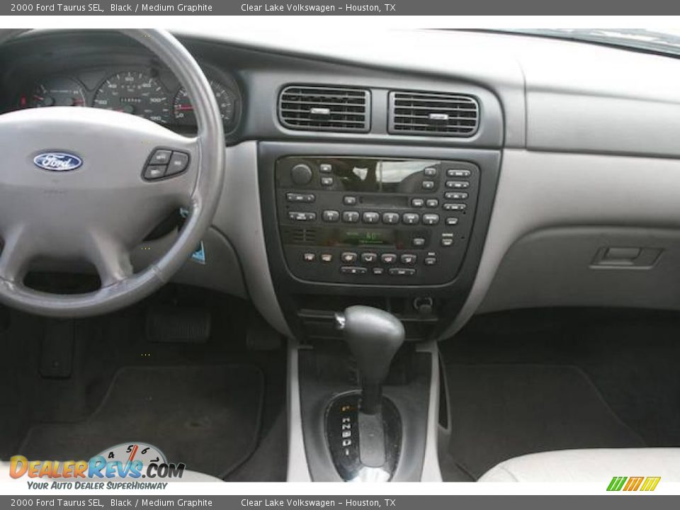 2000 Ford Taurus SEL Black / Medium Graphite Photo #6