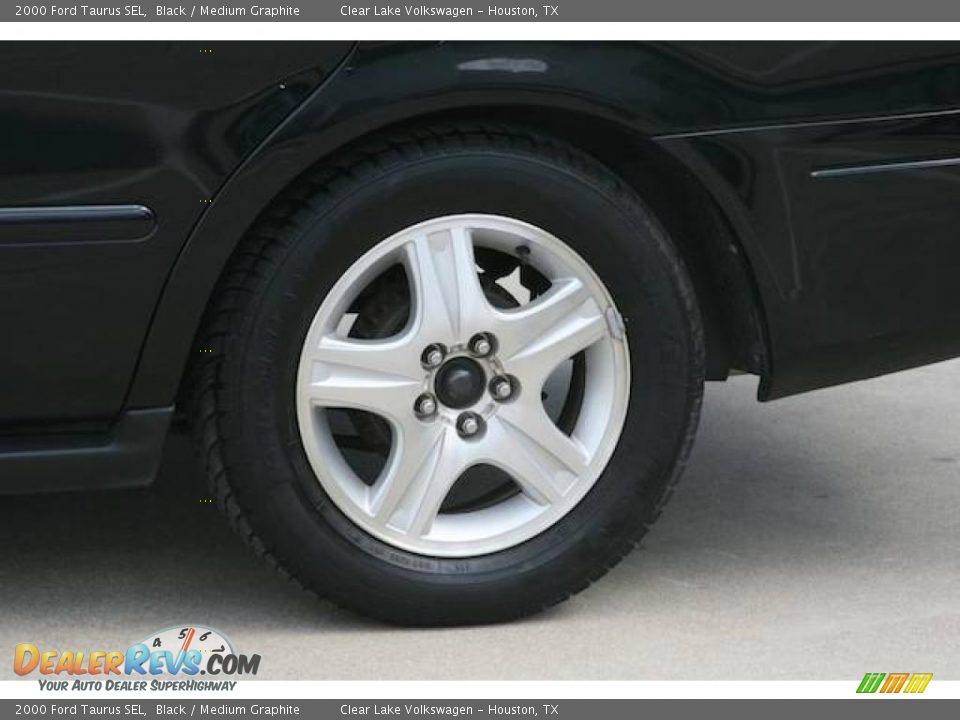 2000 Ford Taurus SEL Black / Medium Graphite Photo #11